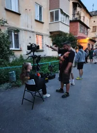 Новости » Общество: В Керчи продолжаются съемки детектива