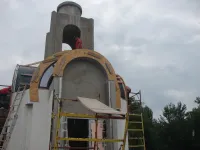 Новости » Общество: На строящейся в Керчи новой часовне ведутся отделочные работы