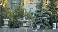 Фонтан в сквере Мира в Керчи заработал