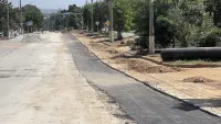 Свершилось! На ул. Чкалова начали укладывать асфальт