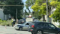 Новости » Общество: На Курсантов в Керчи произошла авария