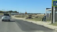 Новости » Общество: Дорогу на Нижнем Солнечном «подлатали»