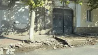Ремонт на ул. Свердлова продолжается: пешеходы, будьте осторожны!