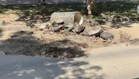 Новости » Общество: Водители Керчи просят устранить «ловушку» на дороге по ул.Борзенко