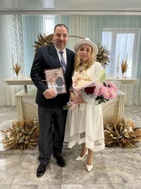 Новости » Общество: В керченском ЗАГСе чествовали очередную семью супружеских юбиляров