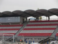 Новости » Общество: На Центральном стадионе Керчи завершаются строительно-монтажные работы