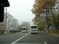 На Горького в Керчи нанесли разметку четырехполосного движения