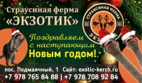С Новым годом от Страусиной фермы "Экзотик"!