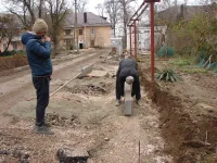 Новости » Общество: В Керчи до завершения благоустройства дворов в районе Казакова, 46 остается две недели
