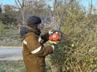 В Молодежном парке Керчи навели порядок