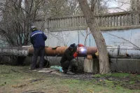 На Буденного в Керчи сегодня устраняли порыв теплосети