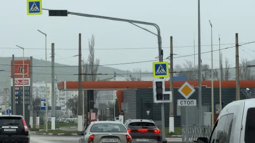 В Керчи не работают сразу несколько светофоров