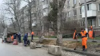 В Керчи устраняют последствия ремонта на улице Горького