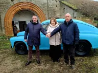 Новости » Общество: Экспозиции Керченской крепости пополнились автомобилем марки "Победа" М-20