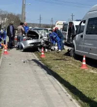 В ДТП на Куль-Обинском шоссе в Керчи пострадали семь человек