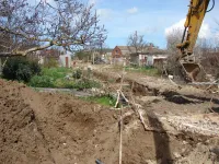 На улице Бодни в Керчи завершили укладку труб нового водовода