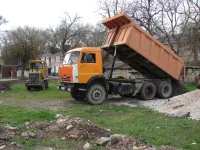 Новости » Общество: Во дворах МКД по Розы Люксембург, 6, 8,10 начато благоустройство