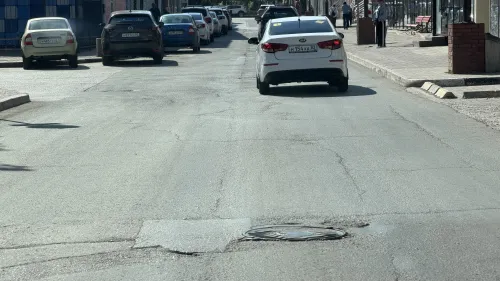 Дорога на улице Советской нуждается в ремонте