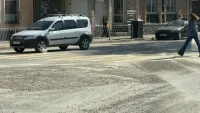Грязь и камни вымыло на дороги Керчи