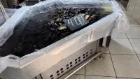 В рыбном корпусе на центральном рынке в Керчи сегодня было так