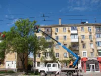 Новости » Общество: "Горсвет Керчь" проводит ревизию фонарей уличного освещения на Генерала Петрова