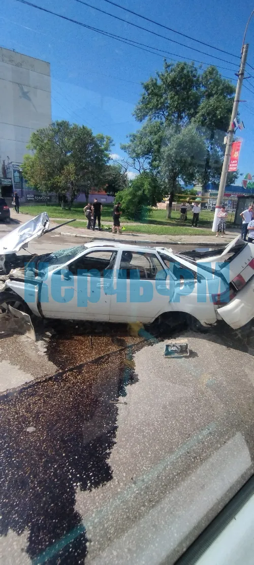 В Керчи разбились автомобили