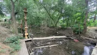Новости » Экология: В Керчи проверят законность перекрытия русла реки Мелек-Чесме камнями