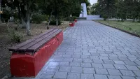 Ухоженный сквер Лётчиков