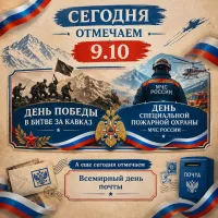 День воинской славы и День специальной пожарной охраны