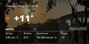 Новости: Погода в Керчи 15 ноября