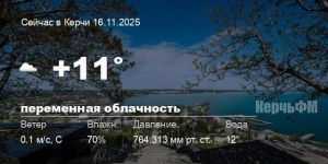 Новости: Погода в Керчи 16 ноября