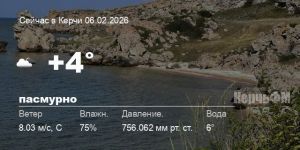 Новости: Погода в Керчи 06 февраля