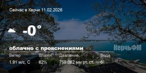 Погода в Керчи 11 февраля