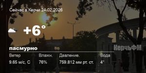 Новости: Погода в Керчи 24 февраля