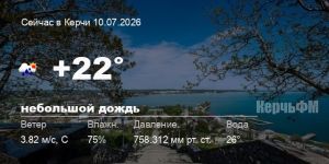 Погода в Керчи 10 июля