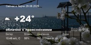 Новости: Погода в Керчи 29 августа