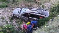В Коктебеле легковой автомобиль слетел с обрыва - пострадала женщина